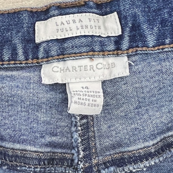 Charter Club Laura Fit Full Length Jeans Sz 14 💕Host Pick💕 - Picture 6 of 8